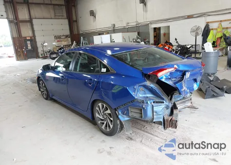 2016 Honda Civic Ex из США, поврежденный, VIN 19XFC2F72GE221246